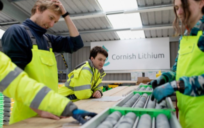 Staff working at Cornish Lithium